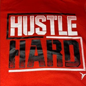 Hustle Hard old navy dri fit tee